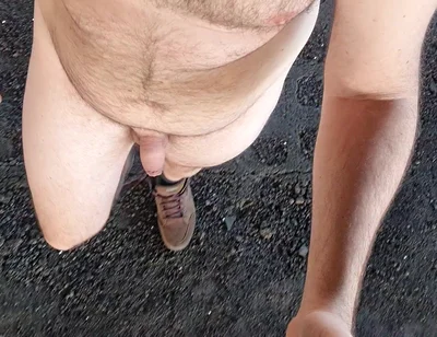Walking All Naked Outdoors