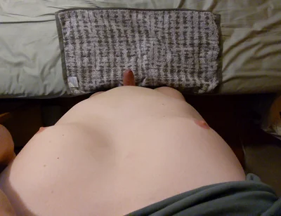 Hands-free Edging: Wide Angle POV Horny Air Humping by Hairless Virgin with Phimosis