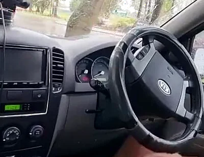 Naked in the Car