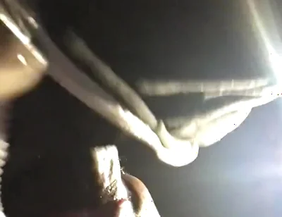BBC Worship at Night: Risky Public Blowjob & Throat Fuck