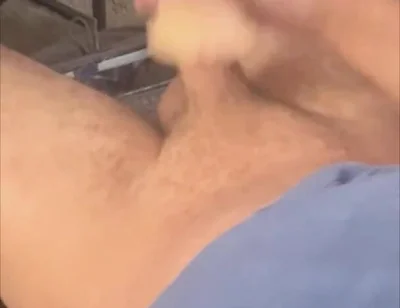 Playing with Toy Under Office Desk