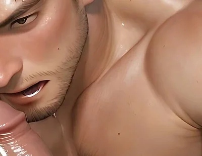 This Rugged Guy Jerking off with Intense Expression Will Drive You Wild
