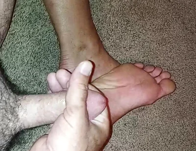 Jerked off on to My Feet