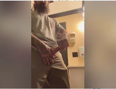 Jerk & Cum In Bathroom At Work Cum With Me Bro