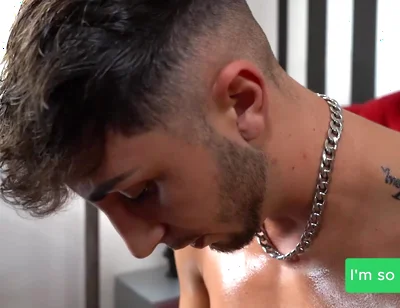 Brunette Guy Jerkoff