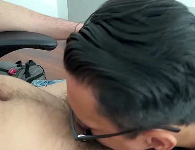 My Cock Disappears Down His Throat