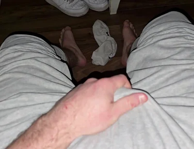 Big Load of Cum in Sweaty Socks - Follow Me