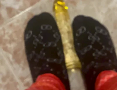 Young Man in Leggings Masturbates