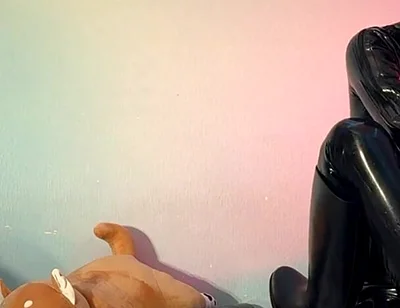 Latex Drone Session Gas Mask, Socks Fetish & Passionate Switch Play