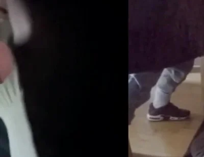 Amateur Boy Ordered to Get on His Knees, Blindfolded, and Pissed in His Mouth Through a Gloryhole