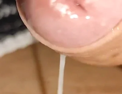 The Largest Production of Pre Cum in the World in a Single Sharpening.