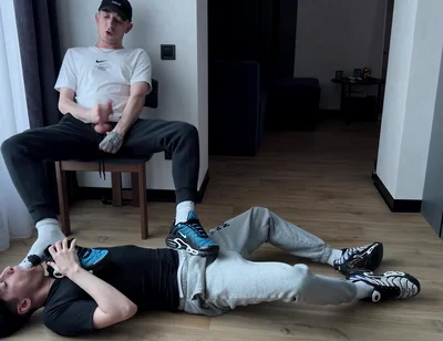 Sniffs Socks and Both Cum
