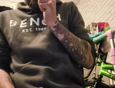 Masturbating My Big Hard Dick and Smoking