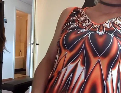 Sissy Jerking off and Eating Her Cum