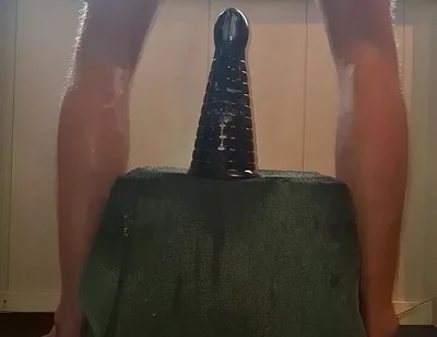Solo Gay Male - Extreme Anal Destruction Huge Dildo's and Fisting