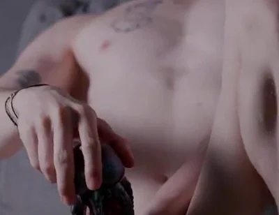 Hard Cock Meets Vibrating Toy on the Couch