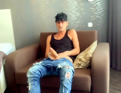 I Will Jerk off and Cum but You Not to Deserve to See Me Cum - Cum to the Sink From Behind