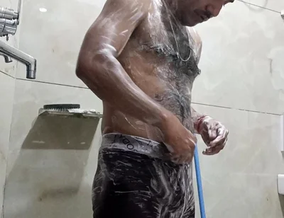 Indian Police Officer in Full Masti Mood