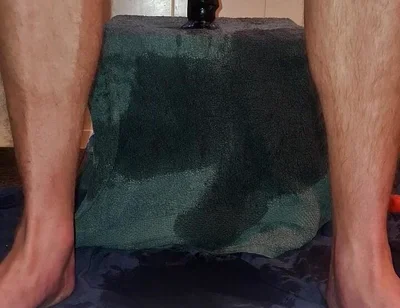 Hot Solo Male Riding His Dildo in the Morning