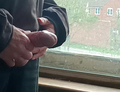 Masturbating and Cumming by the Window at Friend's House - Rockardglans