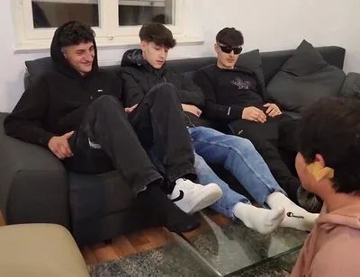 Master sneaker socks feet party