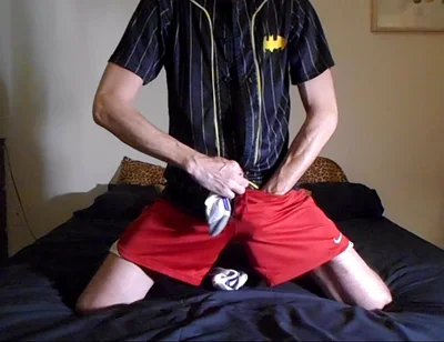 Autographed cum-drenched socks