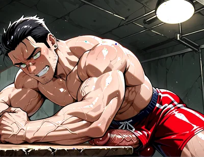 Ai Anime Style Big Dick Men
