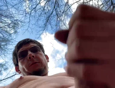 Masturbating