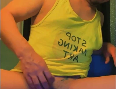 A Gay Man Having Fun Alone at Home