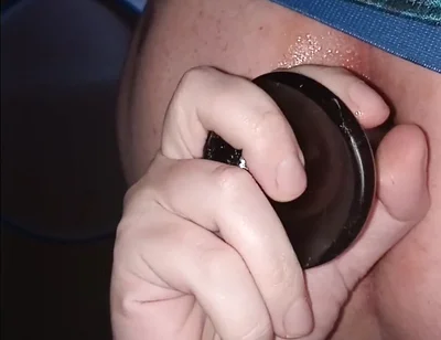 Stuffing My Hole with This BBC Dildo