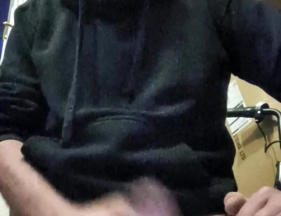 Wanking My Big Hard Dick and Smoking While Edging