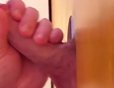 Hot Italian Cock at the Gloryhole - Sucked Dry with My Special Tongue Technique!