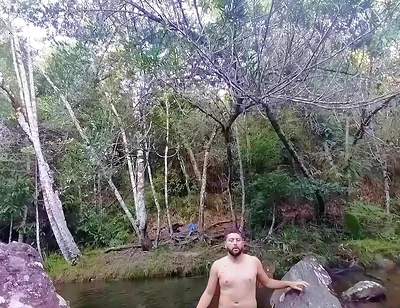 I Went to the Waterfall and Showed off Before Someone Came and Caught Me.