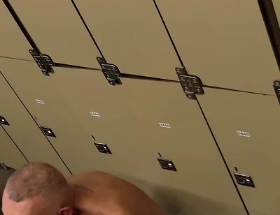 Stepdaddy Caught Fucking a Jock in the Locker Room