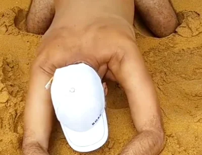 Ladysilva Compilation on Naked Beach Showing off Her Tanned Ass with Sexy Mark