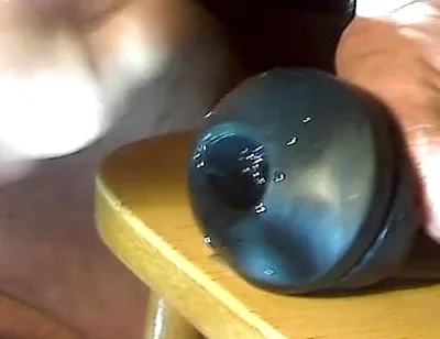 The Cock Wants to Feel the Tight Rubber Sleeve, and Cum From It!