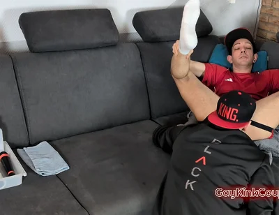 Stuffing His Ass with Several Tools