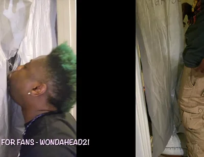 Sissy's First Glory Hole Action!