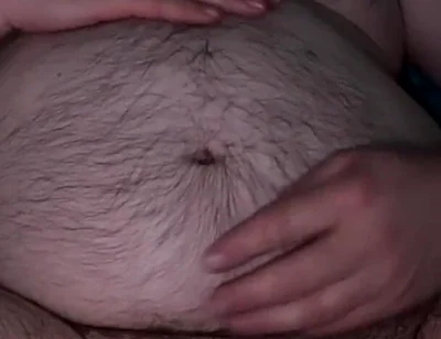 Worship Hairy Big Belly and Sniffing Yellow Piss-stained Undies