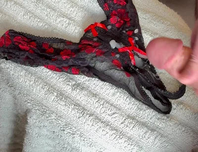 Cum on Wife’s Panties 11