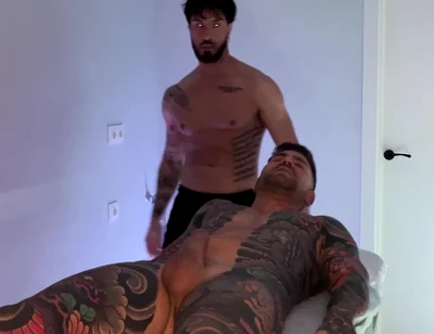 Great Massage From Andrea Suarez to Juan Lucho