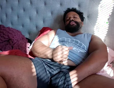 BBC Stepdaddy Cums with a Mini Vibrator in His Ass