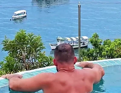 Swim Trunks Full of Dick