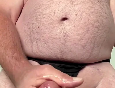 A Really Nice Cumshot While Standing and Jerking