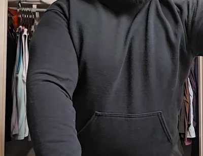 Thick Bearded Stepdaddy Blows Load Through Pajama Pants