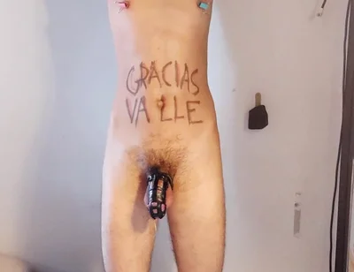 Slave Doing Situps in Chastity with Metal Binders