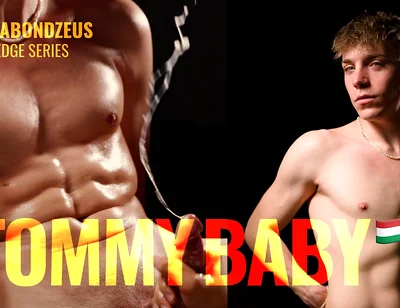 Blond Hungarian Muscular Twink Got Edged Ending with Huge Cumshot