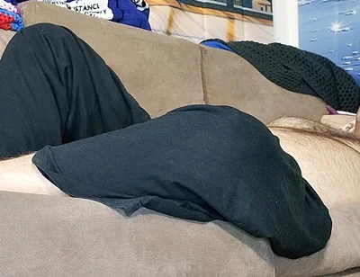 Chubby Daddy Bear Naked Dirty Feet