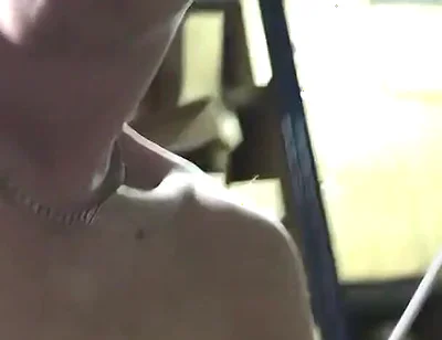 Stroking His Big Cock at Work