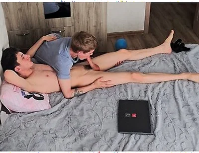 Caught My Straight Friend Jerking Off His Big Dick
